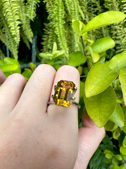 Natural Yellow Ochre Citrine | 6.58 Carats