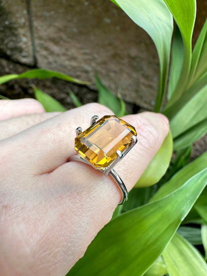 Natural Yellow Ochre Citrine | 6.58 Carats