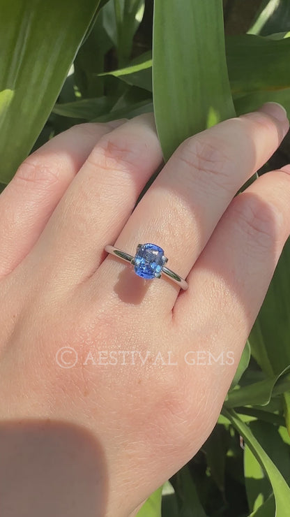 Natural Cornflower Sapphire | 1.17 Carats