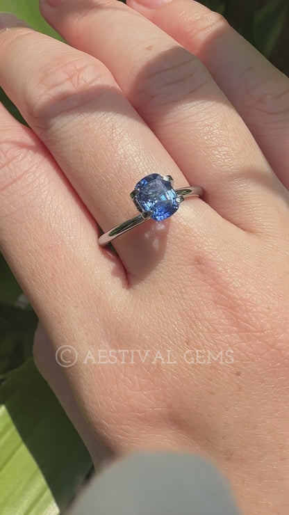 Natural Cornflower Sapphire | 1.17 Carats